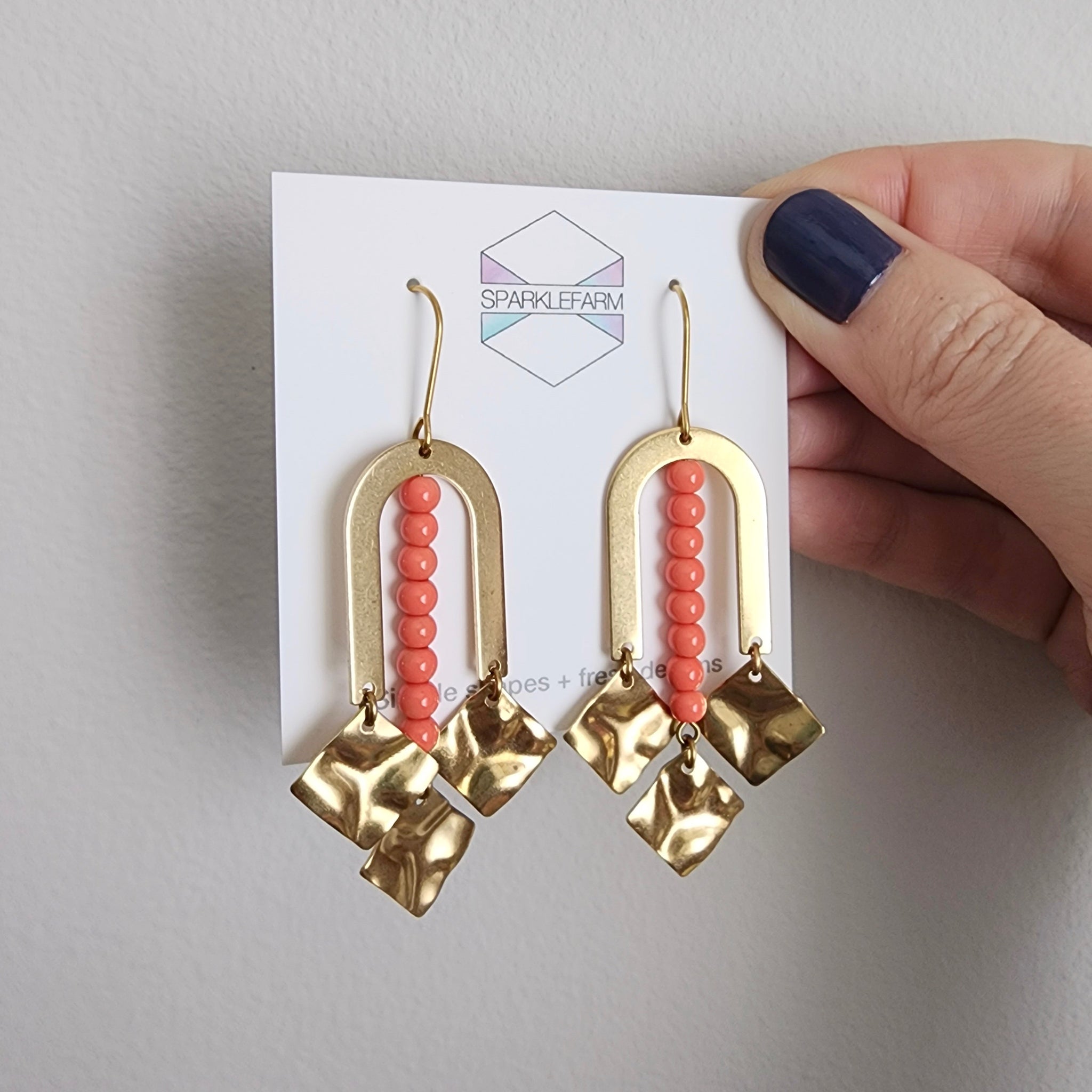 SHIMMER CHANDELIER EARRINGS