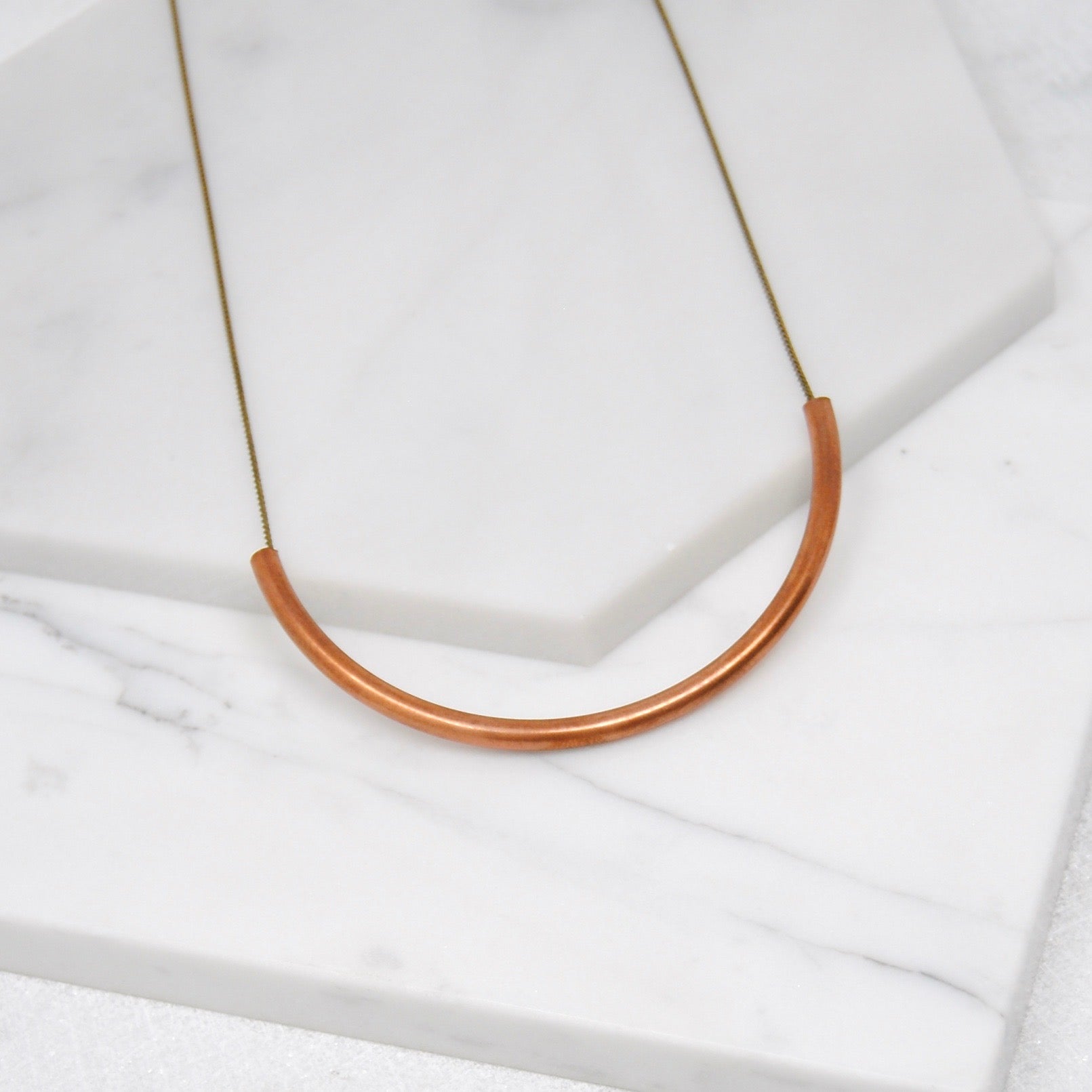 COPPER ARC NECKLACE