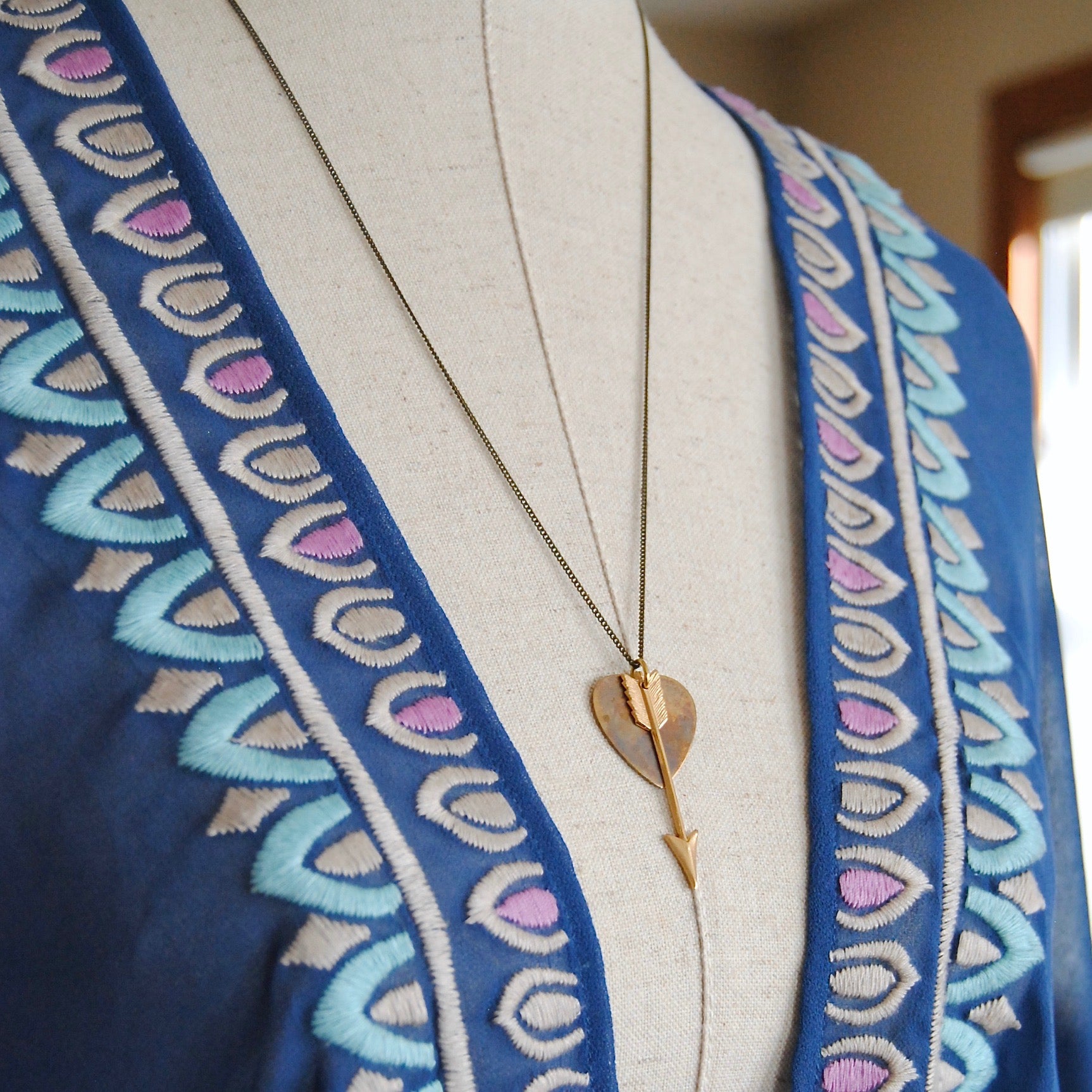 TAINTED HEART NECKLACE