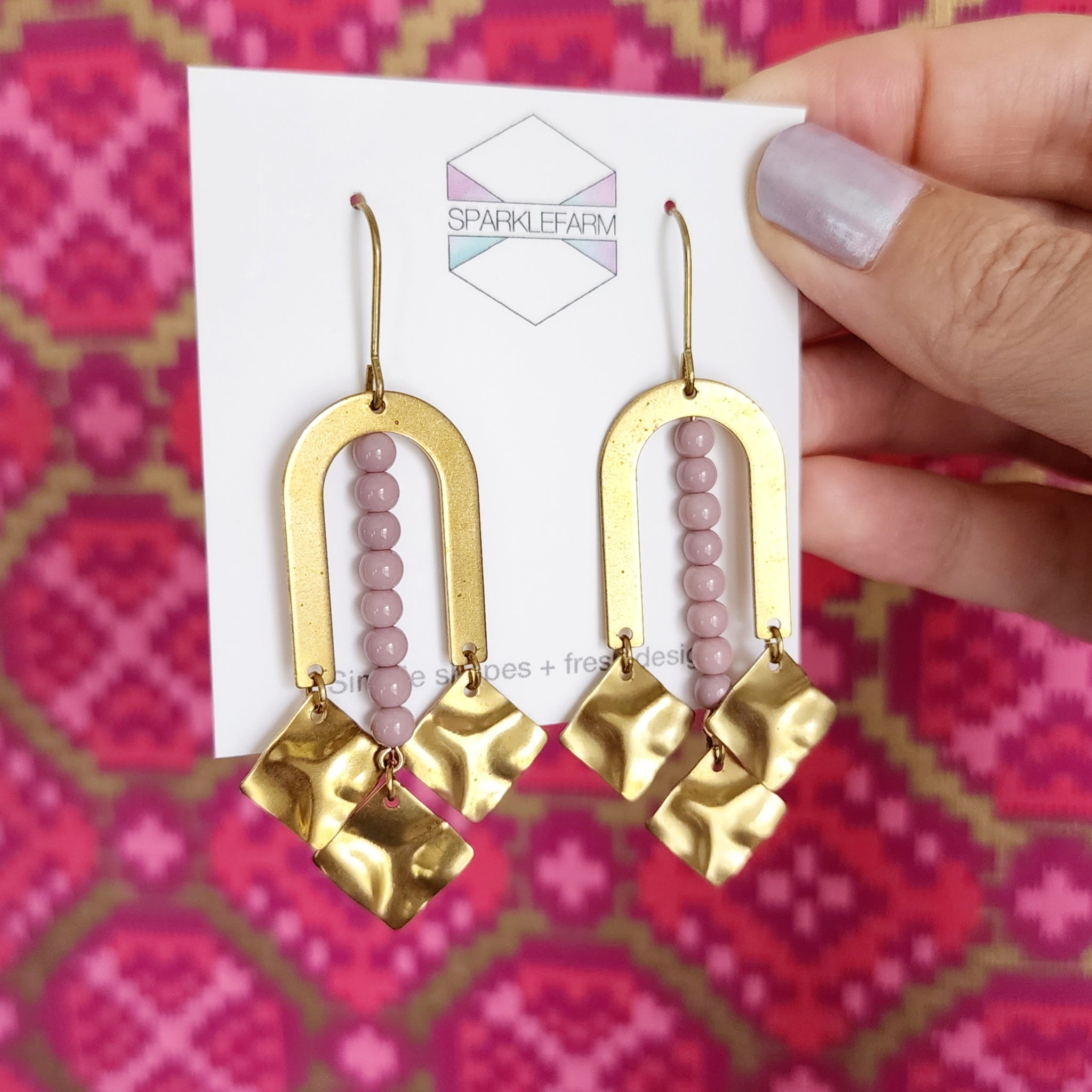 SHIMMER CHANDELIER EARRINGS